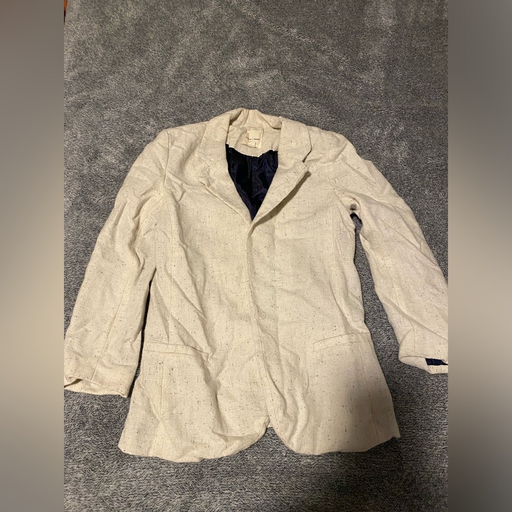 White speckled blazer
